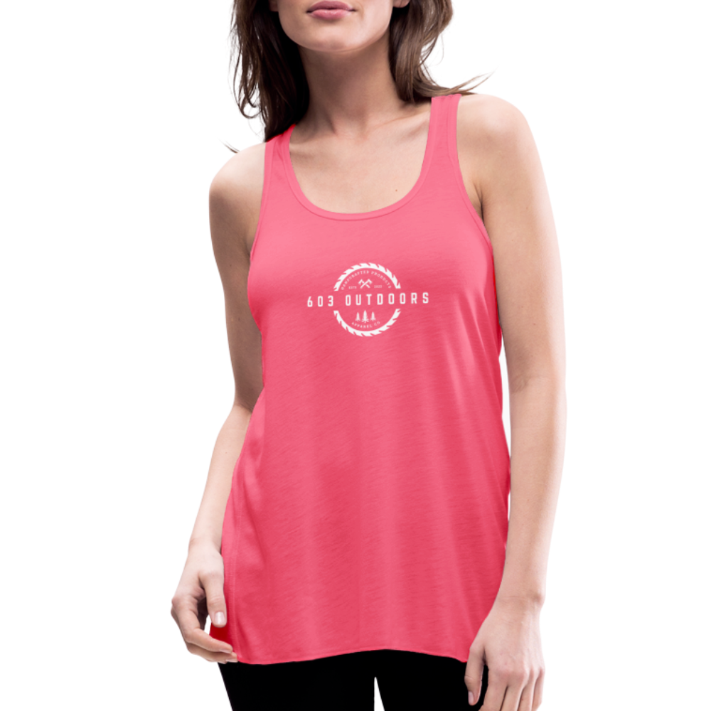 Logger Flowy Tank Top - neon pink