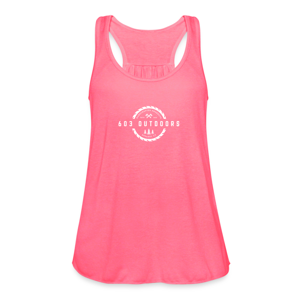 Logger Flowy Tank Top - neon pink