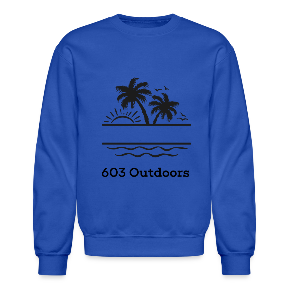 Sunset Crewneck - royal blue