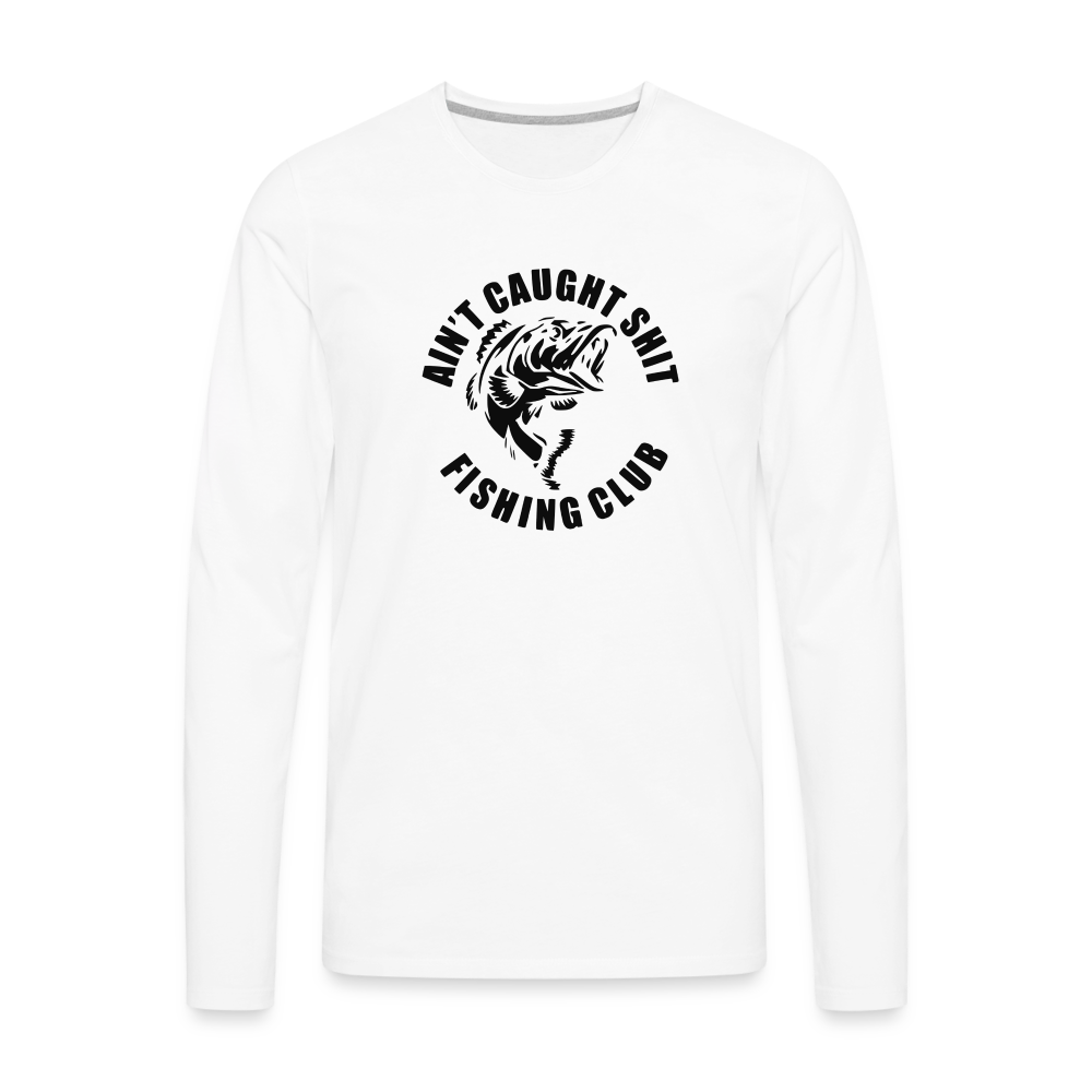 No Fish Premium Long Sleeve T-Shirt - white