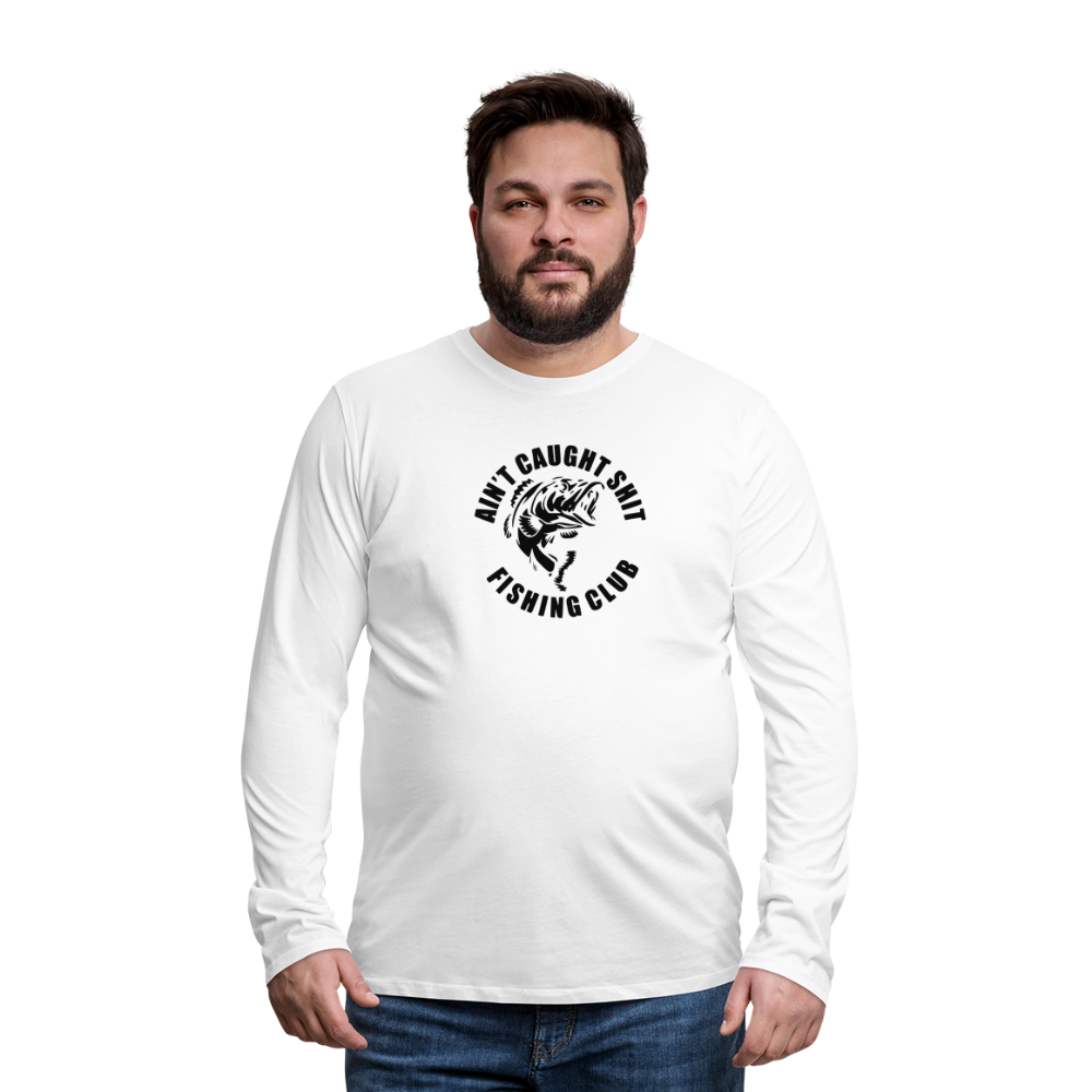 No Fish Premium Long Sleeve T-Shirt - white