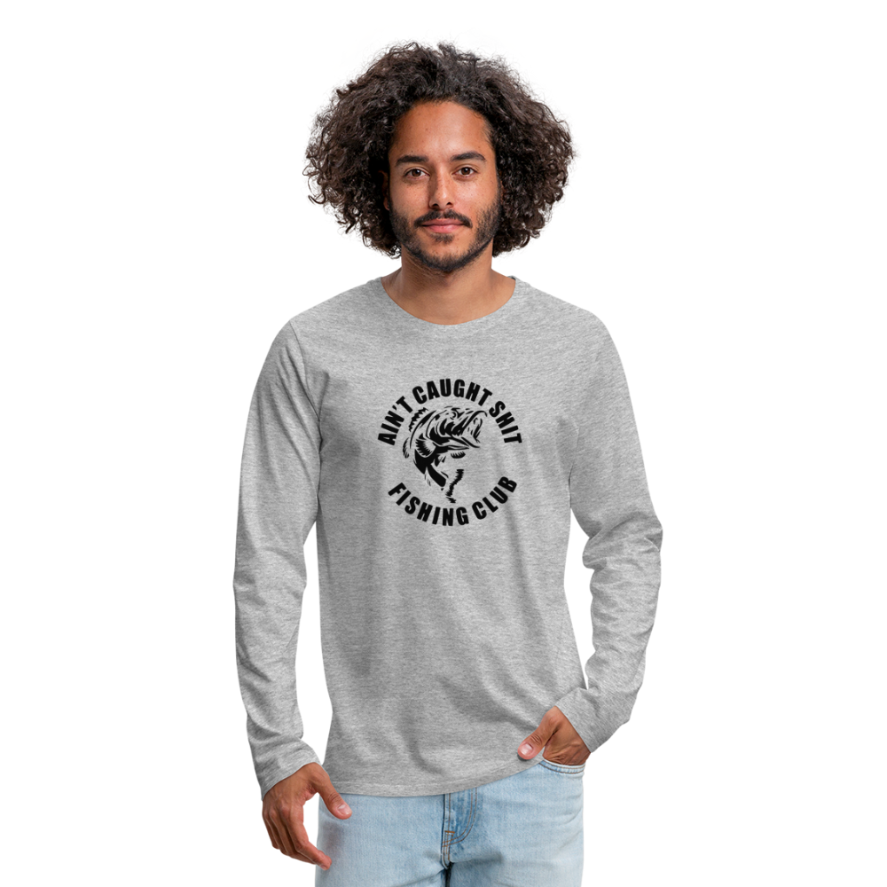 No Fish Premium Long Sleeve T-Shirt - heather gray