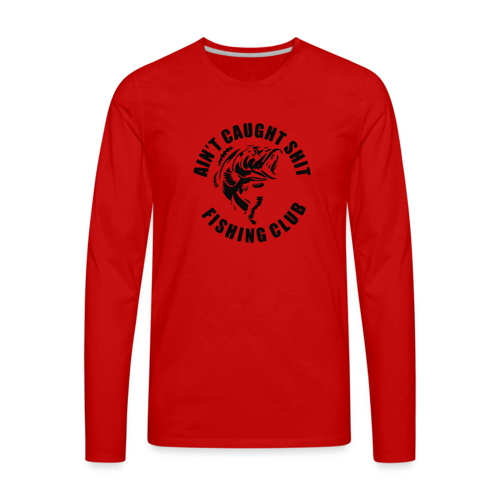 No Fish Premium Long Sleeve T-Shirt - red