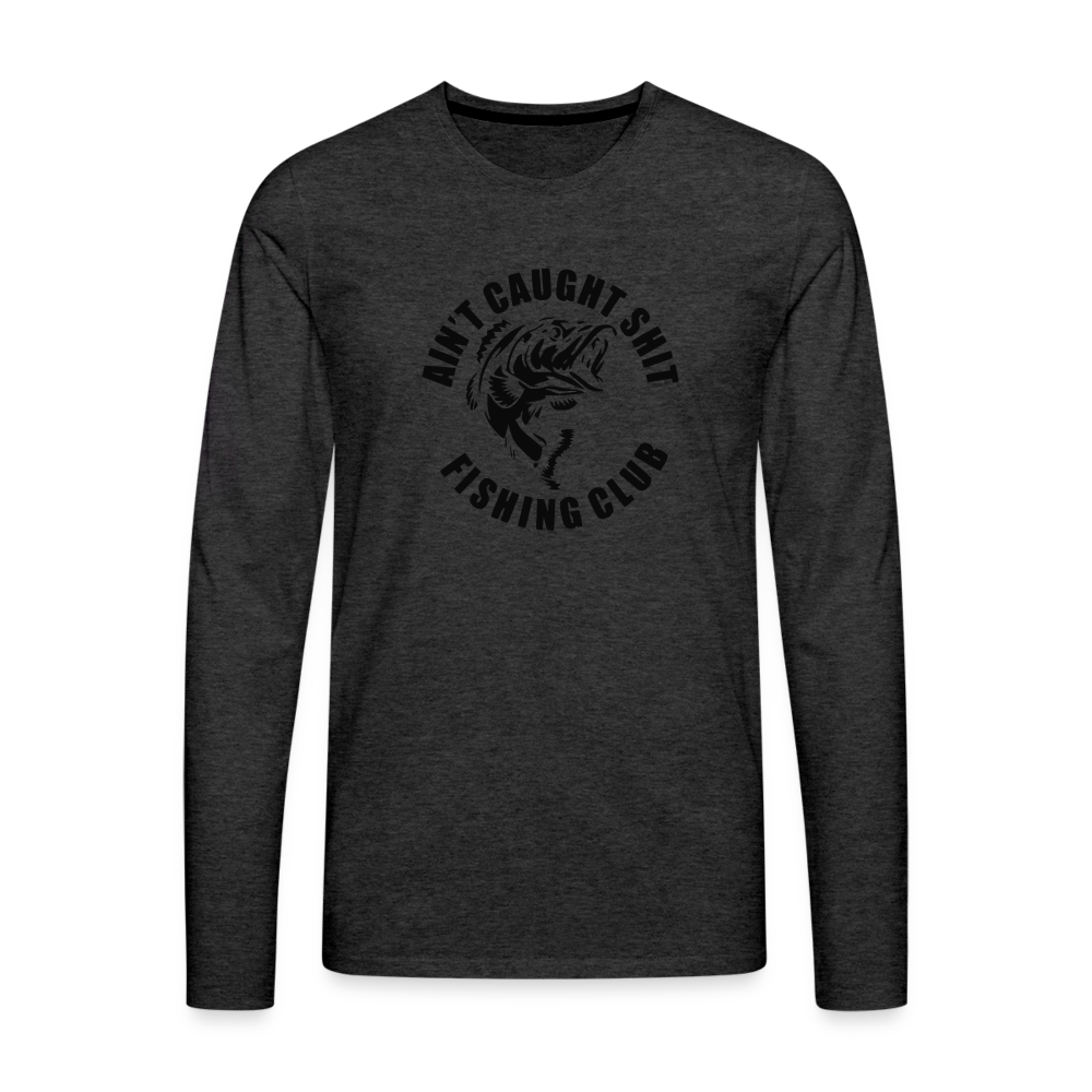 No Fish Premium Long Sleeve T-Shirt - charcoal grey