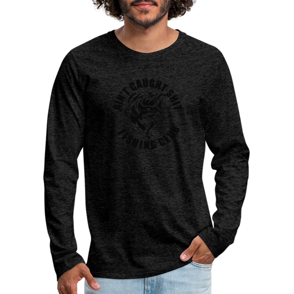 No Fish Premium Long Sleeve T-Shirt - charcoal grey