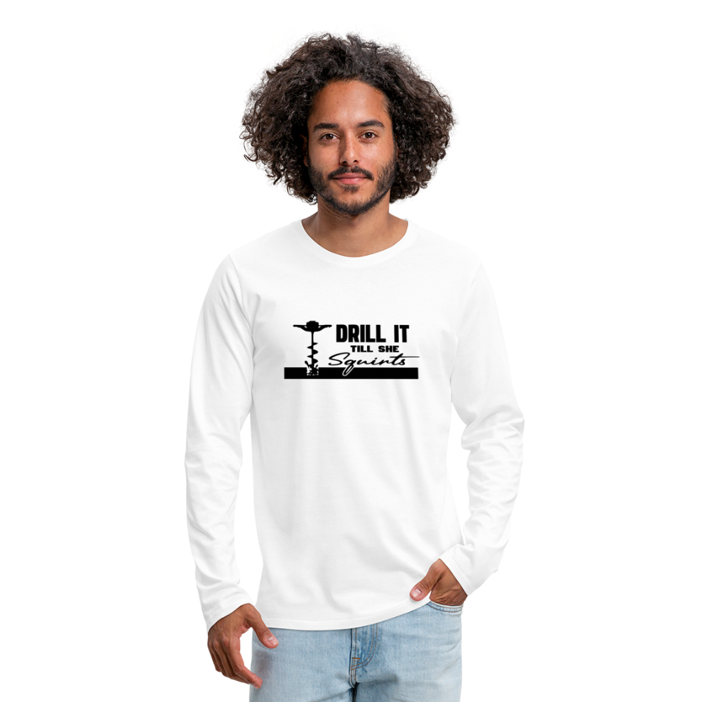 Drill Premium Long Sleeve T-Shirt - white