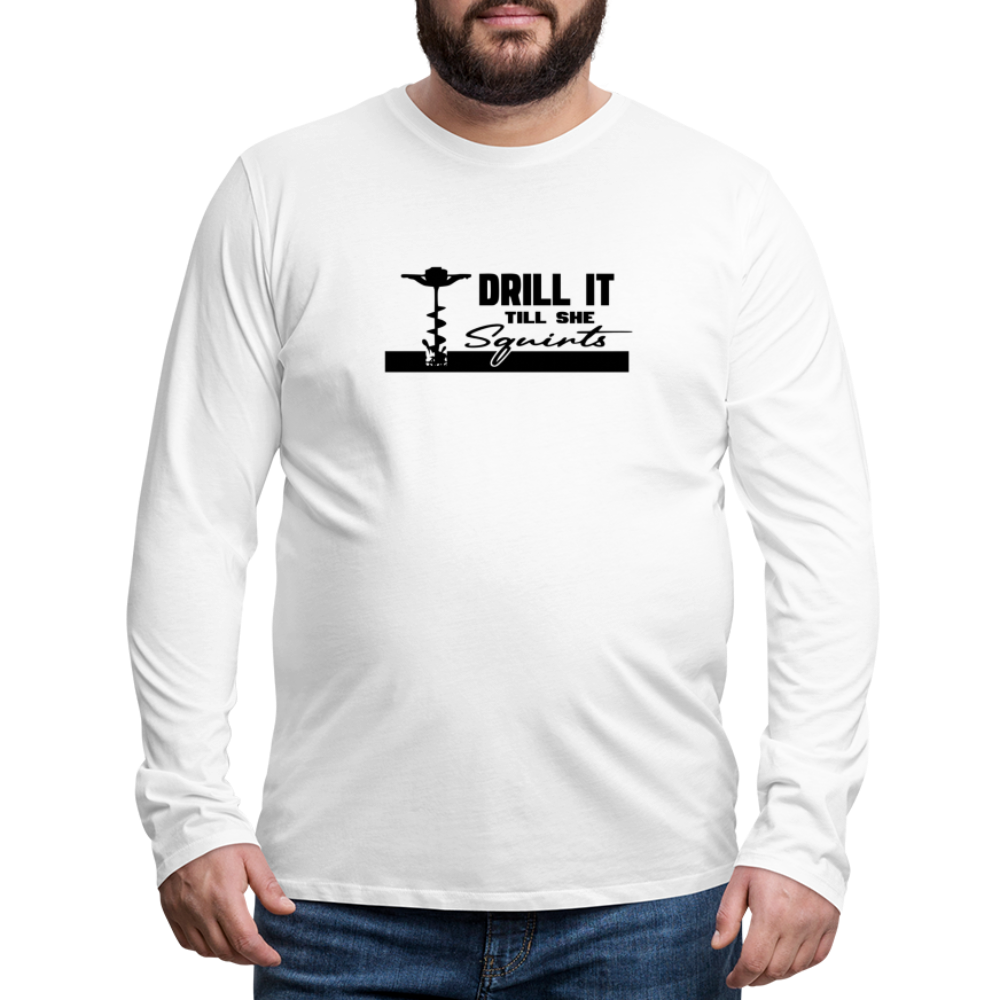 Drill Premium Long Sleeve T-Shirt - white