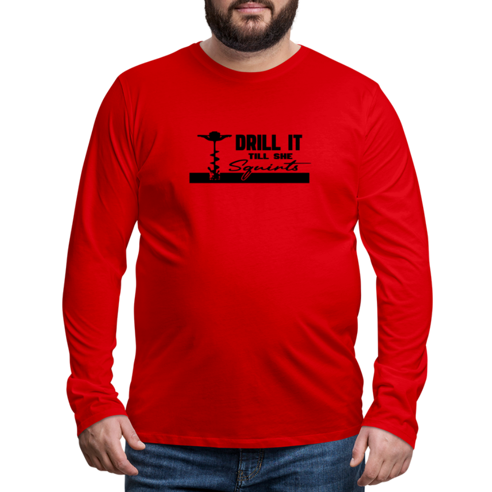 Drill Premium Long Sleeve T-Shirt - red