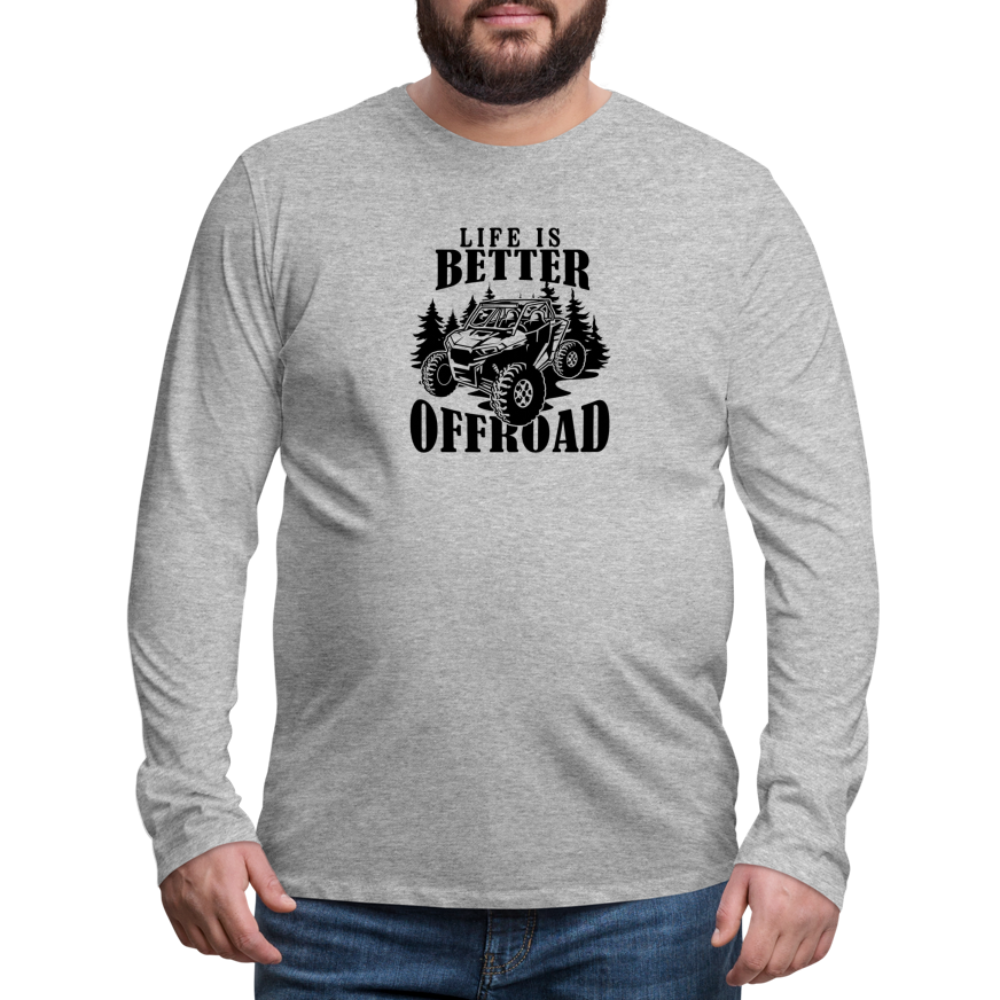 Offroad Premium Long Sleeve T-Shirt - heather gray