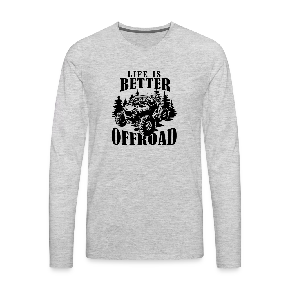 Offroad Premium Long Sleeve T-Shirt - heather gray