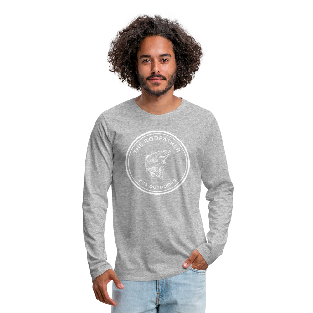 The Rodfather Premium Long Sleeve T-Shirt - heather gray