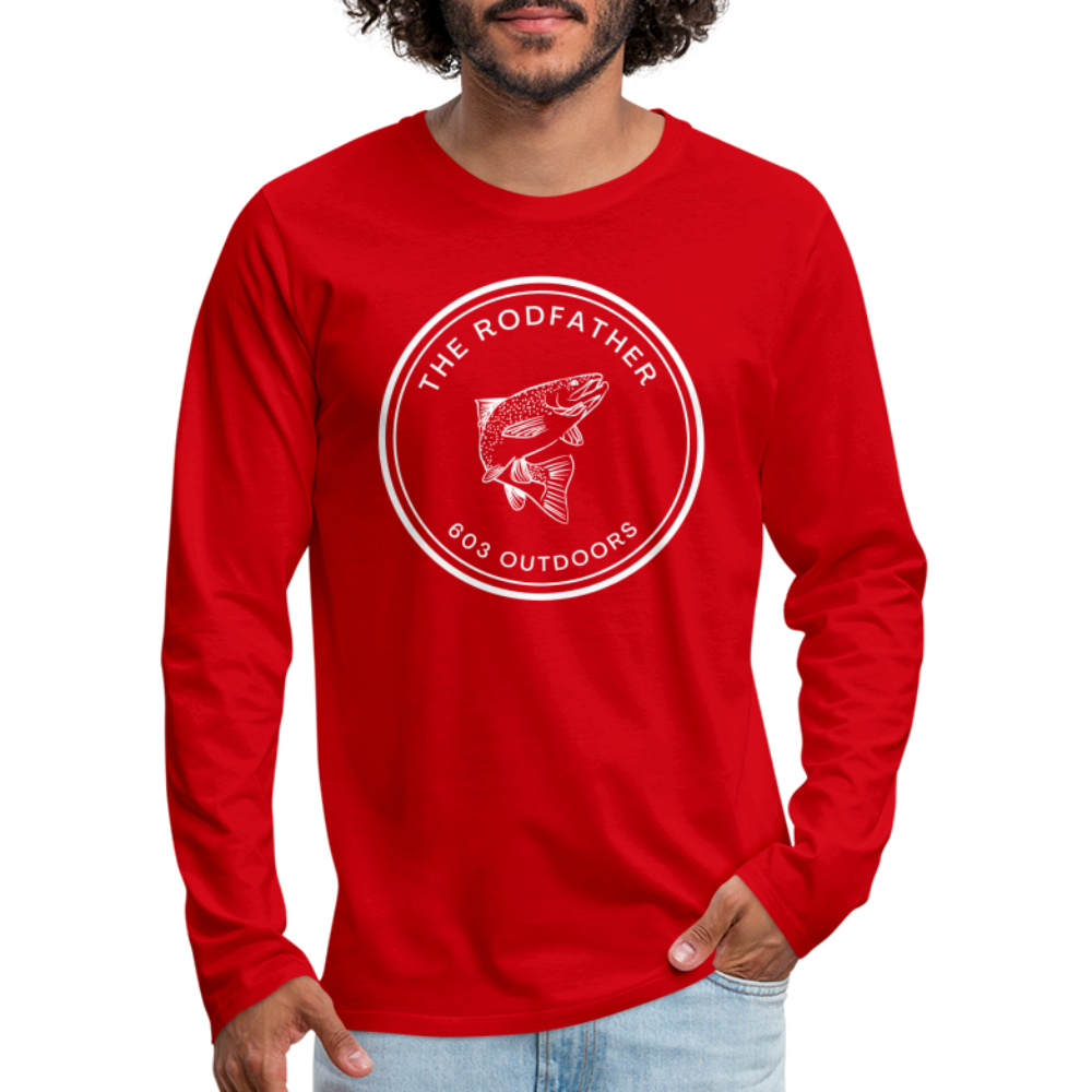 The Rodfather Premium Long Sleeve T-Shirt - red