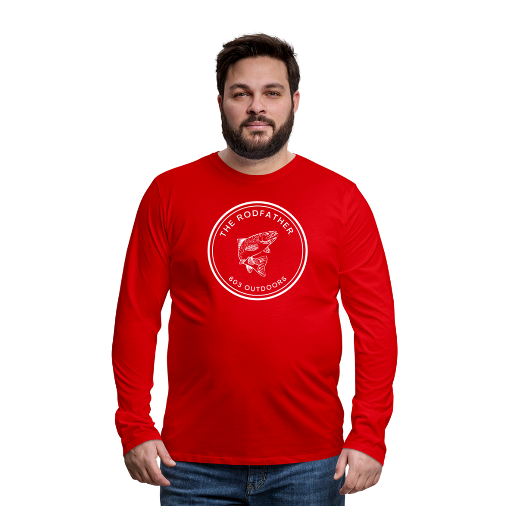 The Rodfather Premium Long Sleeve T-Shirt - red