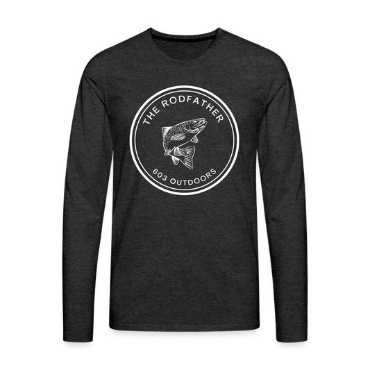 The Rodfather Premium Long Sleeve T-Shirt - charcoal grey