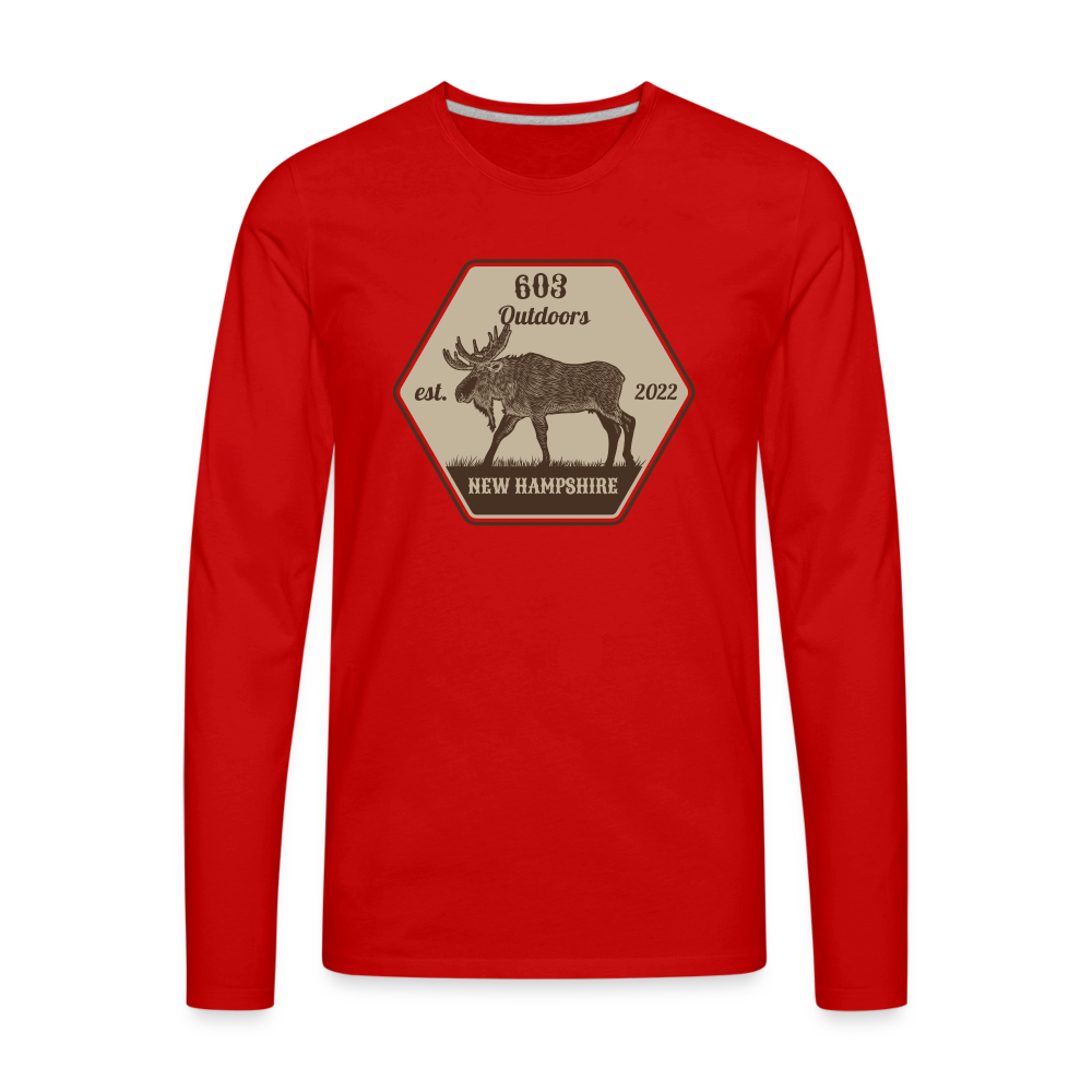 Classy Moose Premium Long Sleeve T-Shirt - red