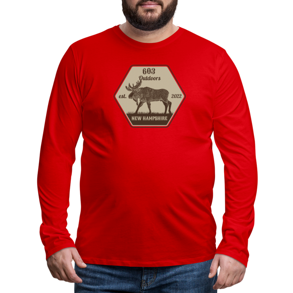 Classy Moose Premium Long Sleeve T-Shirt - red