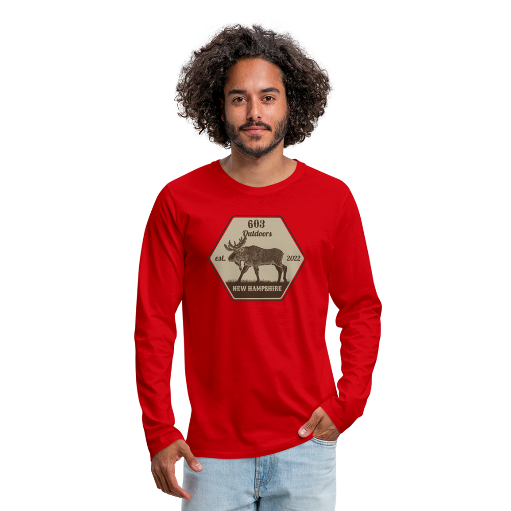 Classy Moose Premium Long Sleeve T-Shirt - red