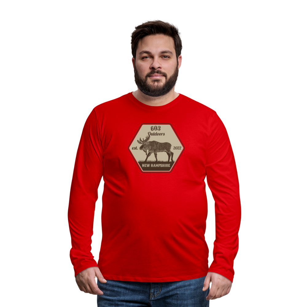 Classy Moose Premium Long Sleeve T-Shirt - red