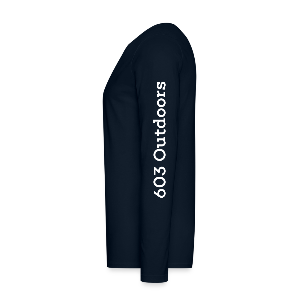 Snowboard Premium Long Sleeve T-Shirt - deep navy