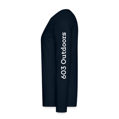 Snowboard Premium Long Sleeve T-Shirt - deep navy
