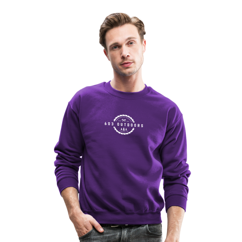 Logger Crewneck Sweatshirt - purple