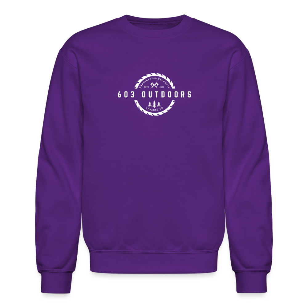 Logger Crewneck Sweatshirt - purple