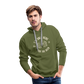 I'M ONLY HERE FOR THE BEER Premium Hoodie - olive green