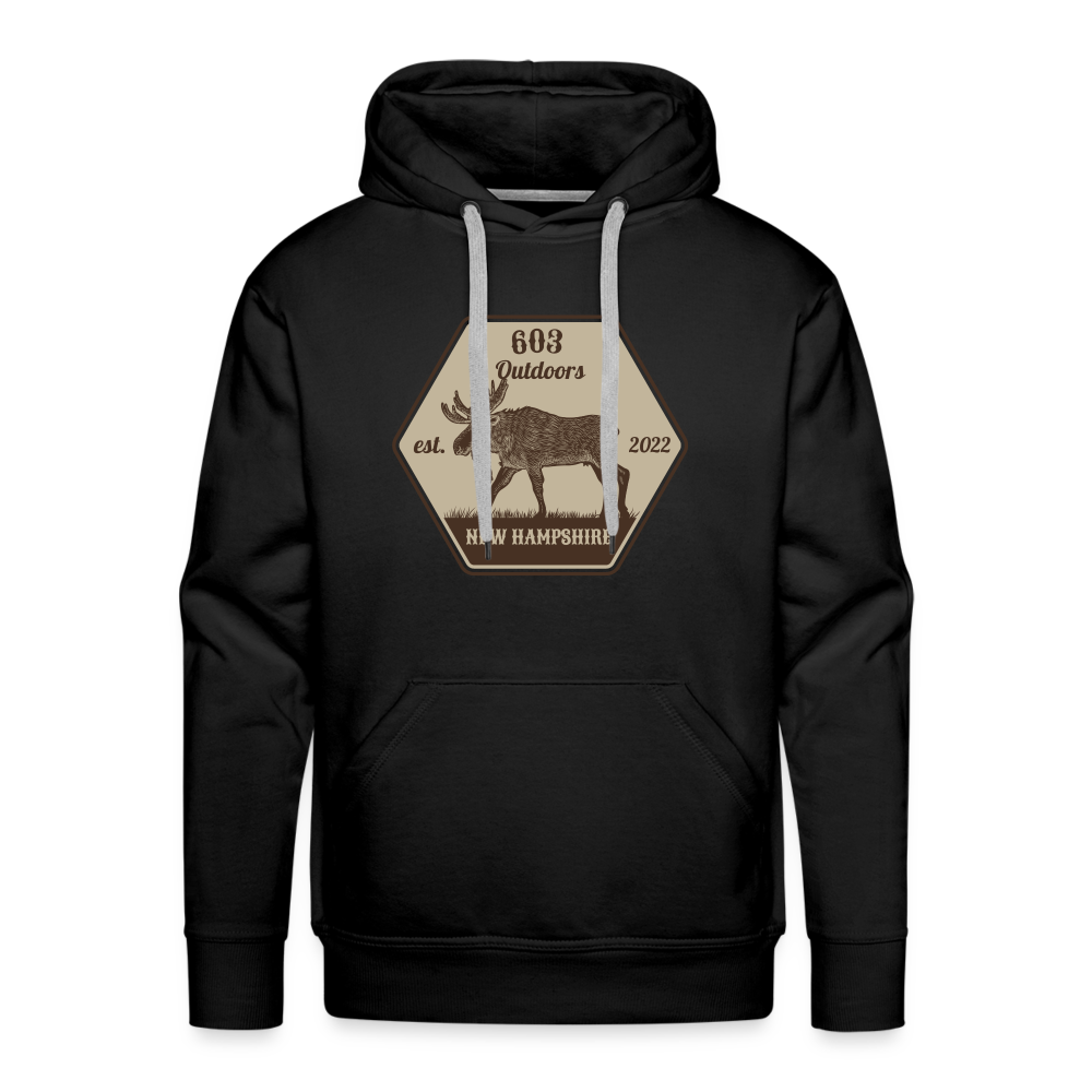 Big Classy Moose Premium Hoodie - black