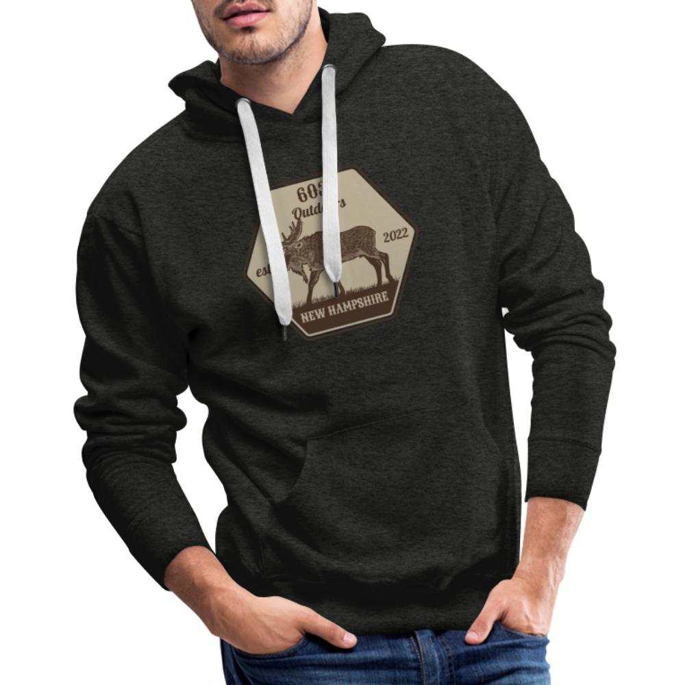 Big Classy Moose Premium Hoodie - charcoal grey