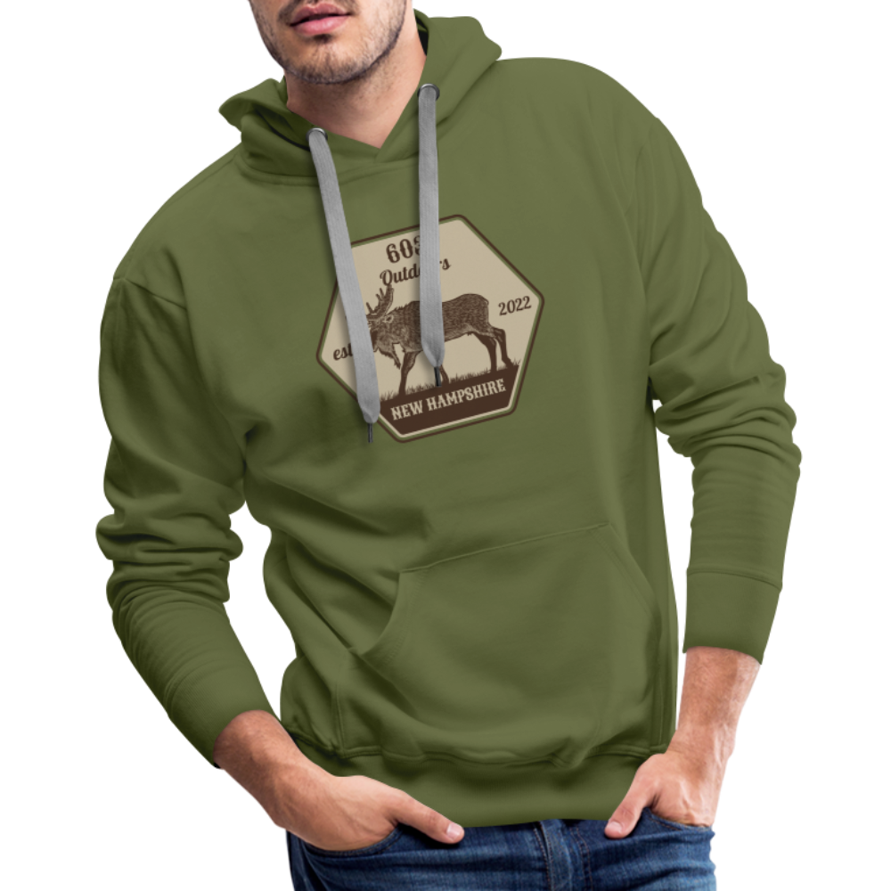 Big Classy Moose Premium Hoodie - olive green