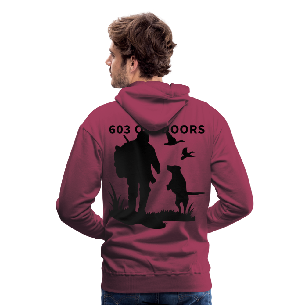 Duck Hunting Premium Hoodie - burgundy