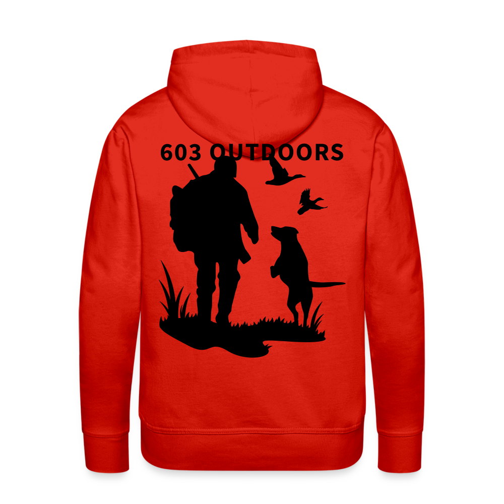 Duck Hunting Premium Hoodie - red