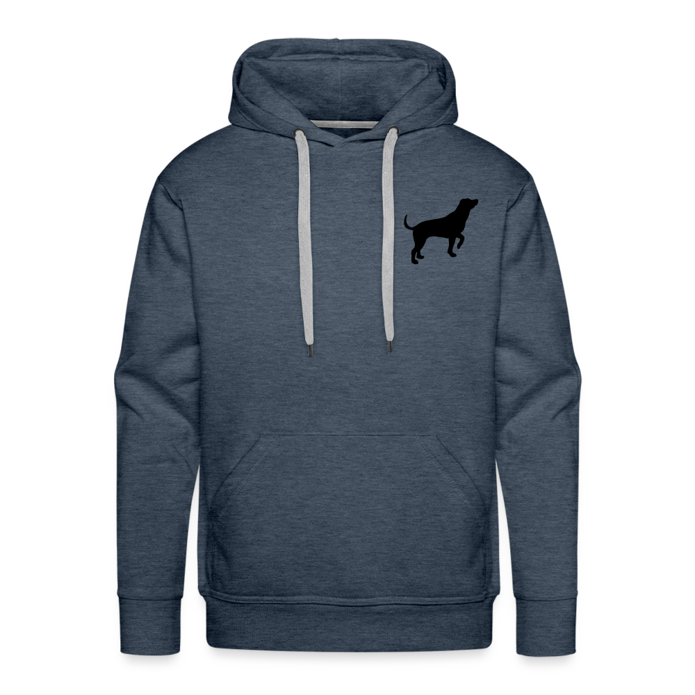 Duck Hunting Premium Hoodie - heather denim