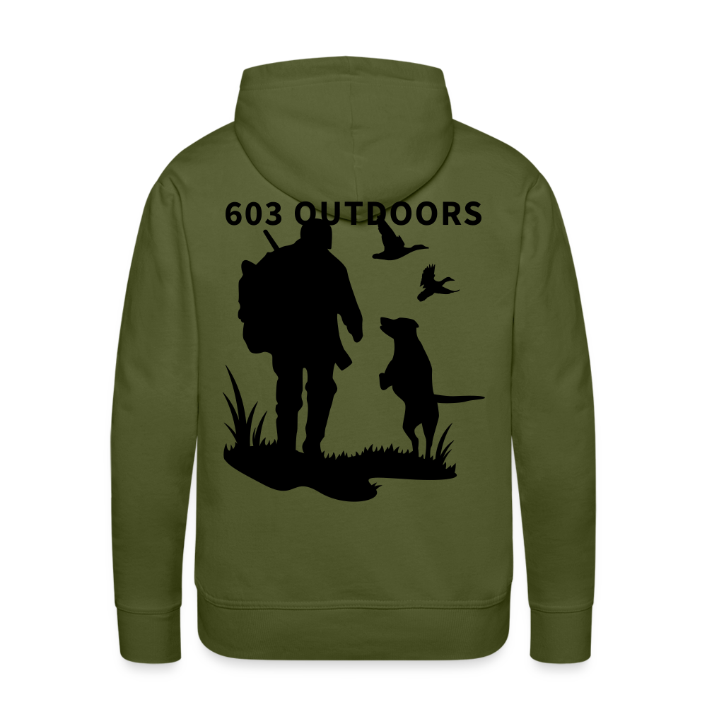 Duck Hunting Premium Hoodie - olive green