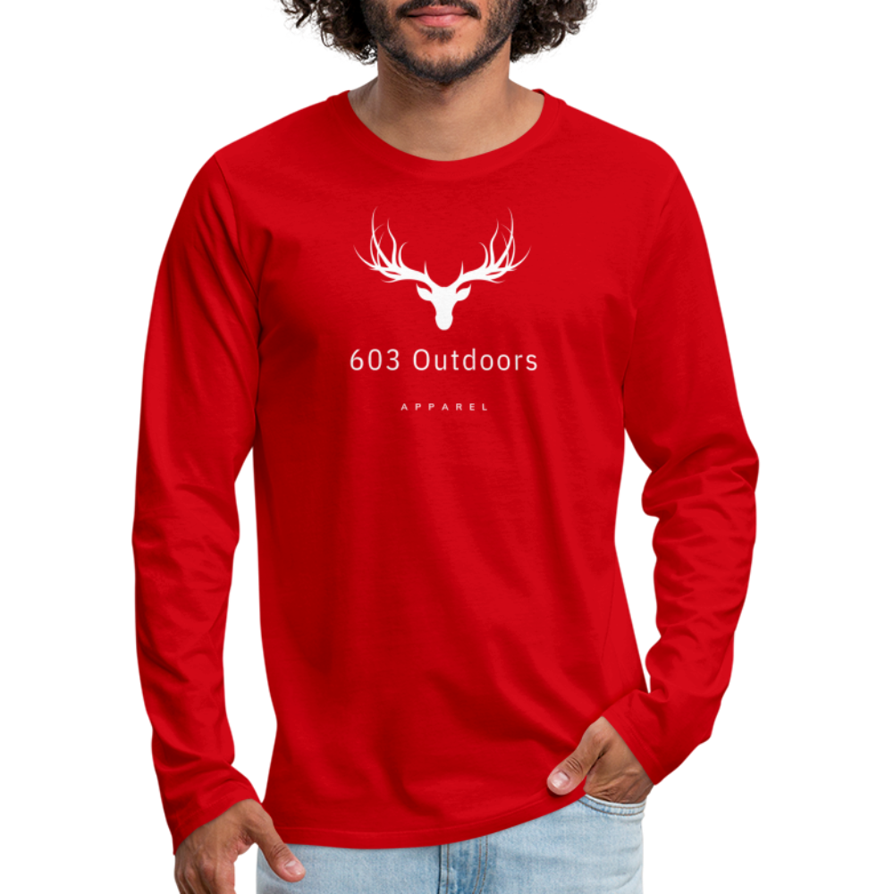 The Buck Premium Long Sleeve T-Shirt - red