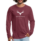 The Buck Premium Long Sleeve T-Shirt - heather burgundy
