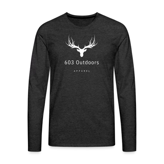 The Buck Premium Long Sleeve T-Shirt - charcoal grey