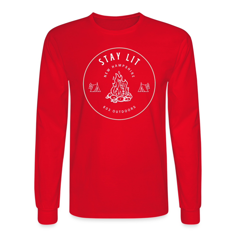 Stay Lit Long Sleeve T-Shirt - red