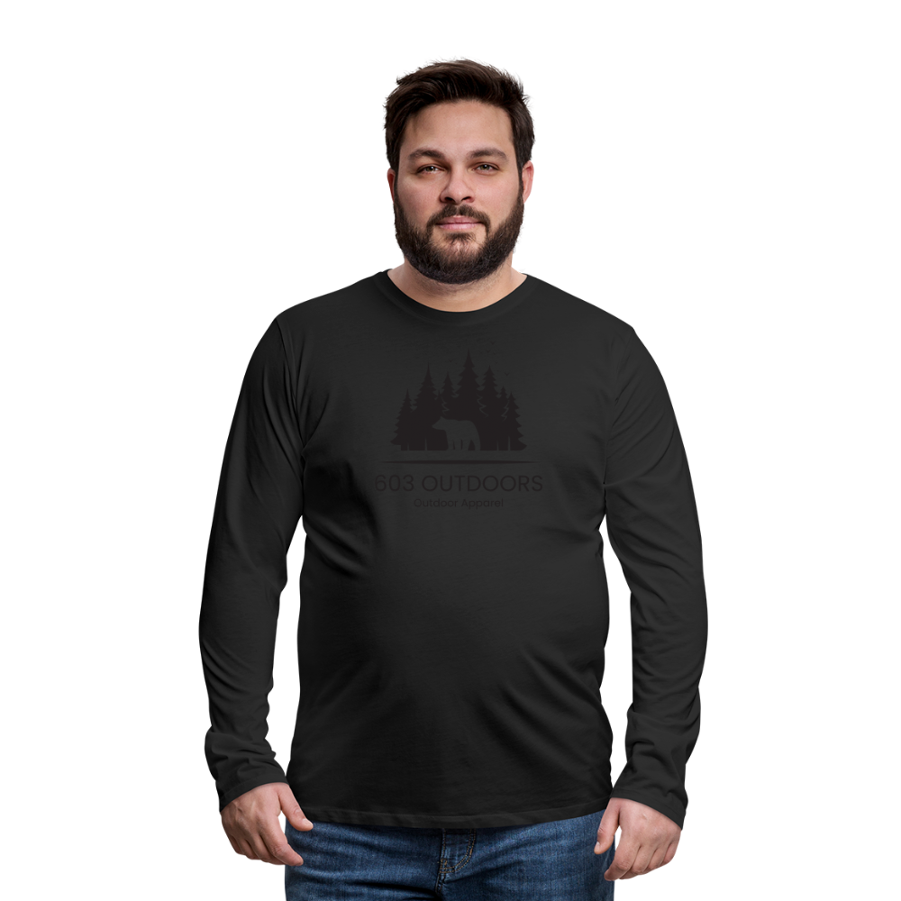 The Bear Premium Long Sleeve T-Shirt - black
