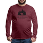 The Bear Premium Long Sleeve T-Shirt - heather burgundy