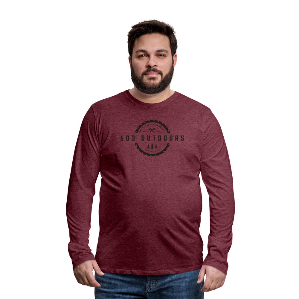 The Logger Premium Long Sleeve T-Shirt - heather burgundy
