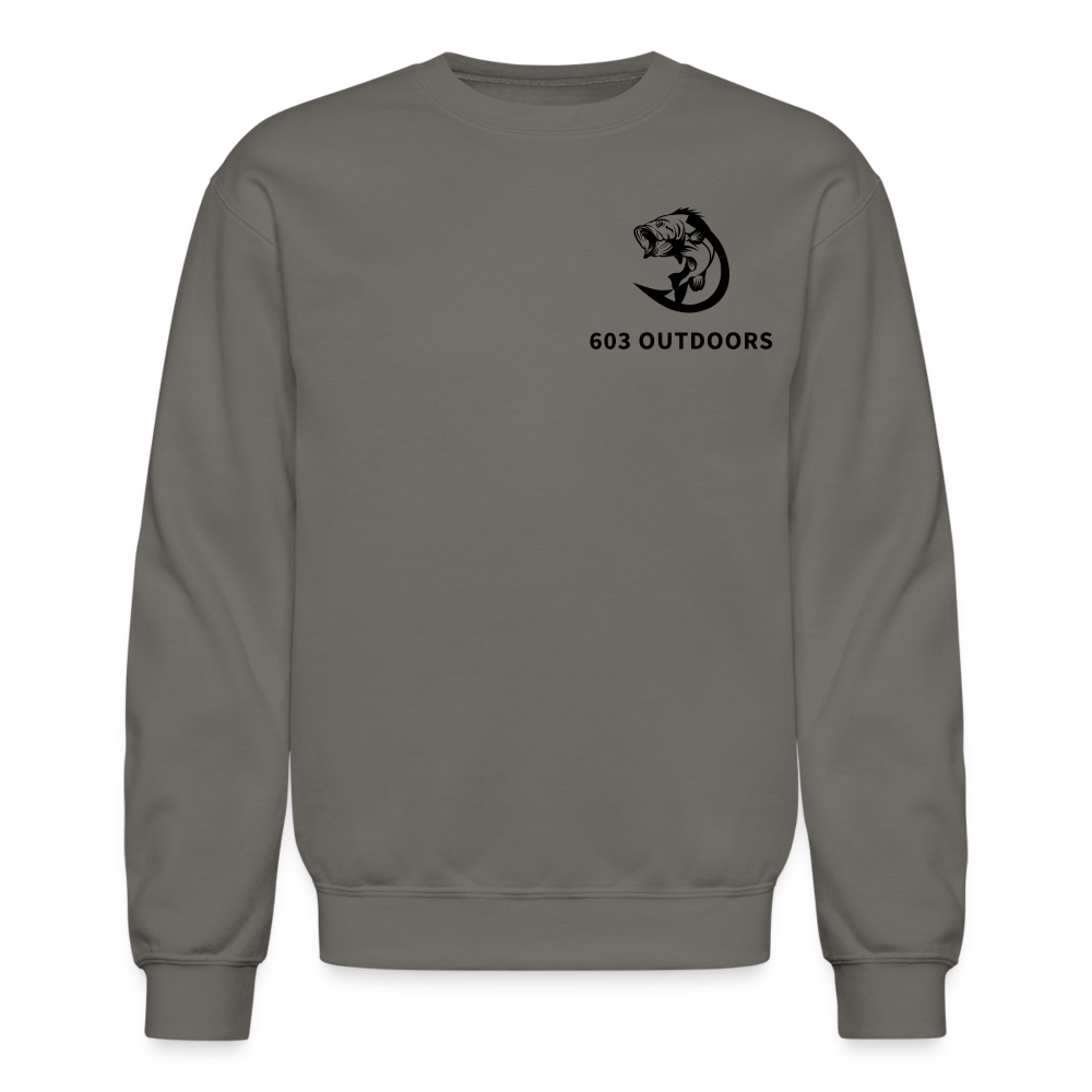 Fishing Crewneck Sweatshirt - asphalt gray