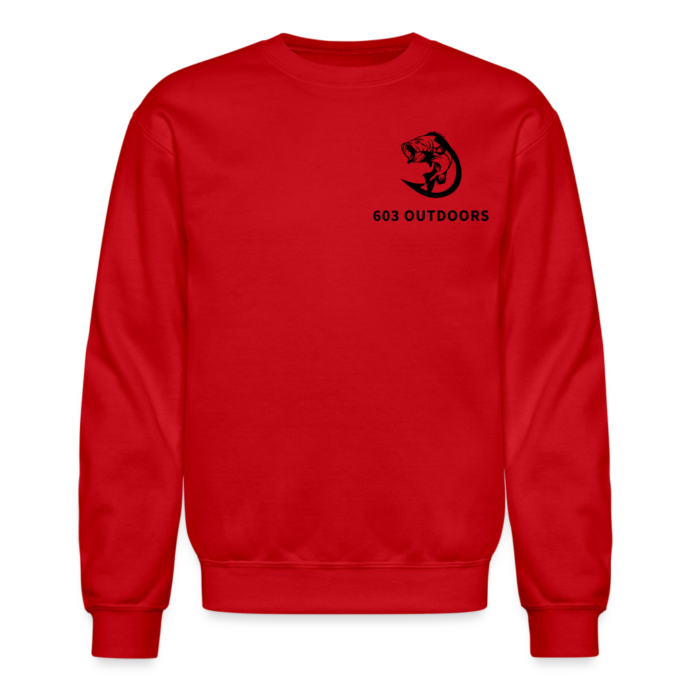 Fishing Crewneck Sweatshirt - red