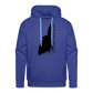 New Hampshire Premium Hoodie w/ Black Logo - royal blue