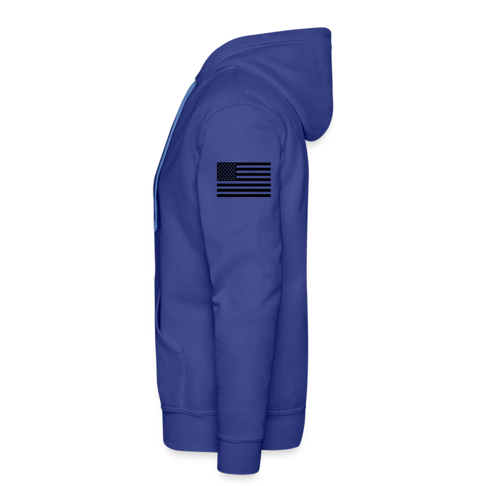 New Hampshire Premium Hoodie w/ Black Logo - royal blue