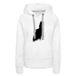 New Hampshire Premium Hoodie w/ Black Logo - white