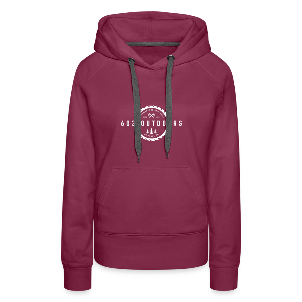 Logger Premium Hoodie - burgundy