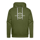 Logger Premium Hoodie w/ White Logo - olive green