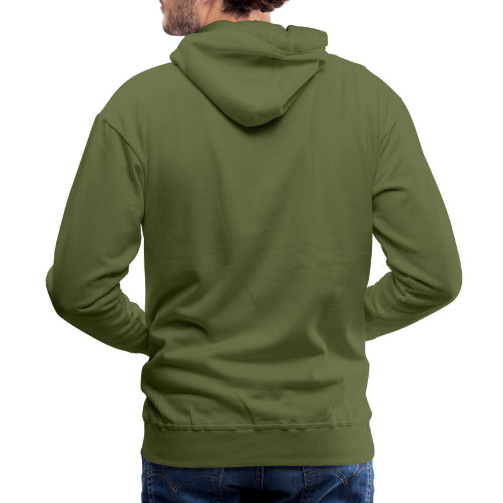 Logger Premium Hoodie w/ White Logo - olive green