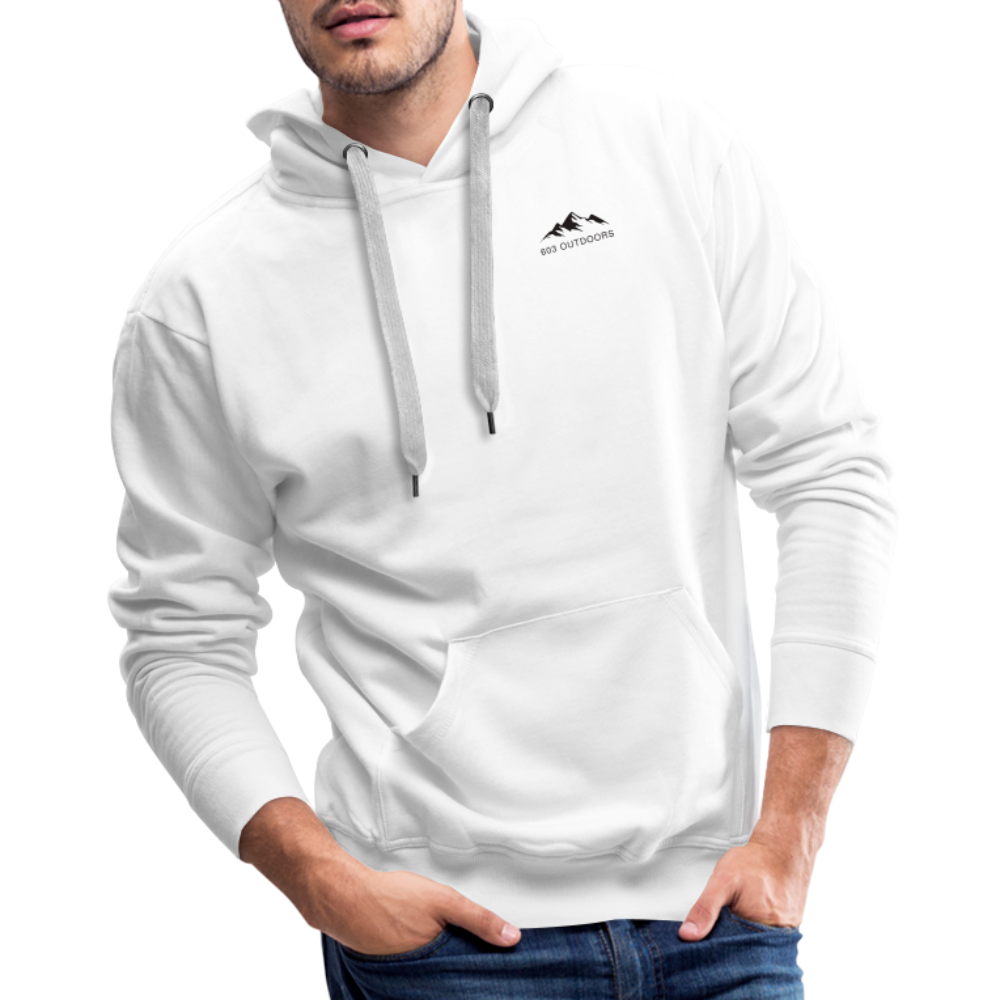 Mountains Premium Hoodie - white